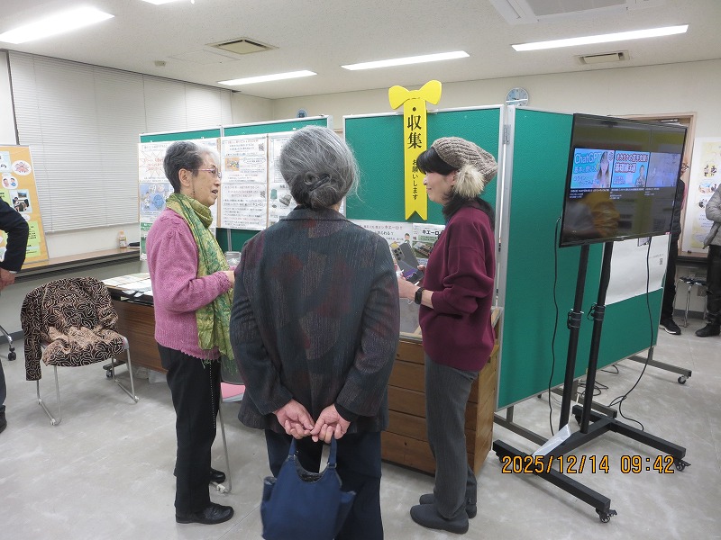 来場者と質疑応答 来場者と質疑応答